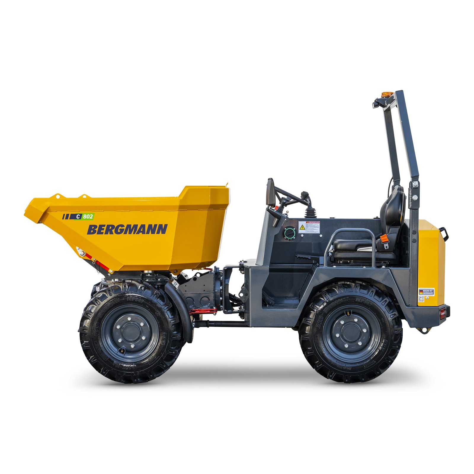 Bergmann C802e mieten – Elektro-Dumper, Nutzlast 1.500 kg, 0,85 m³ Mulde