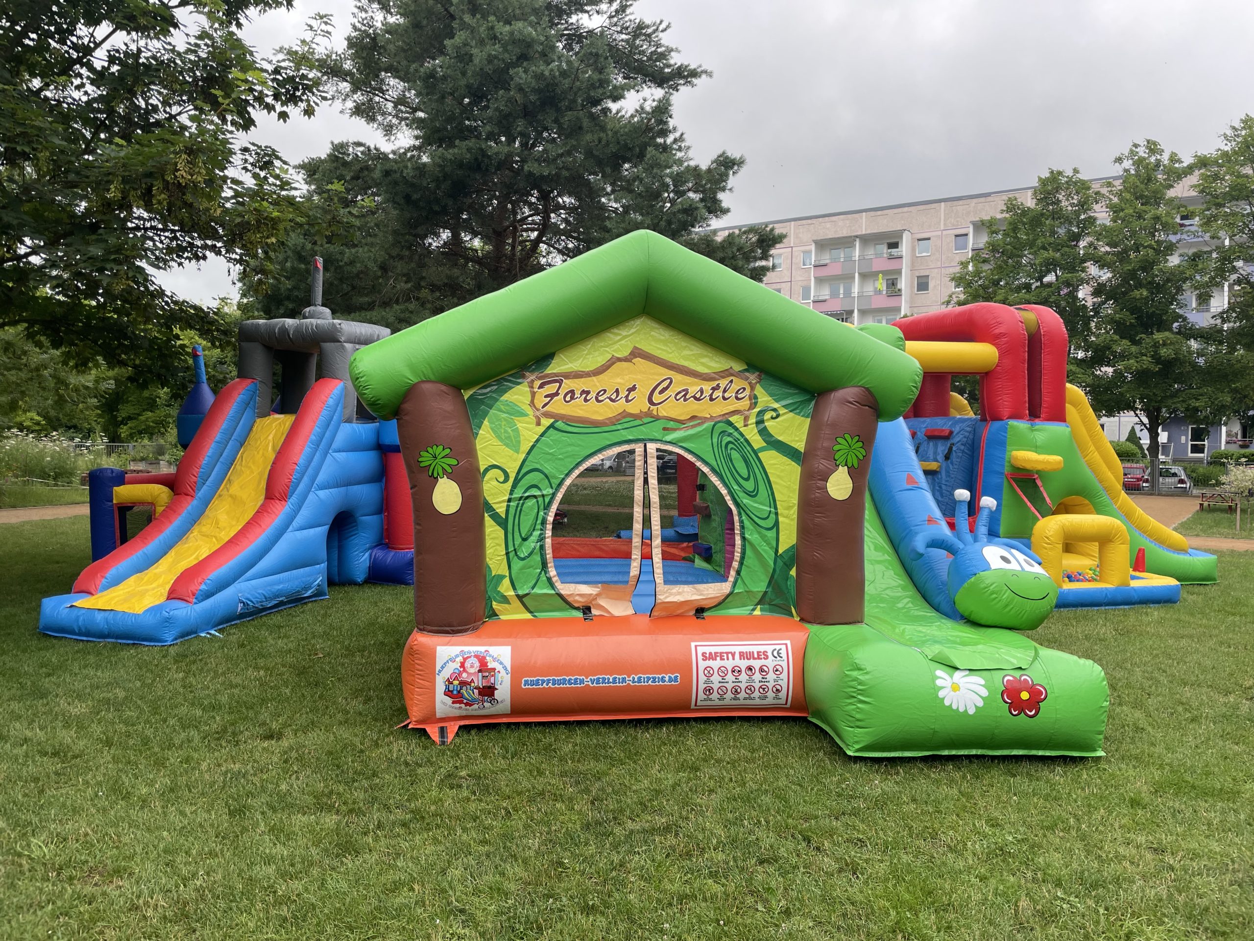 Hüpfburg Jungle Fun mieten – Leipzig, ab 109 €/Tag – 4