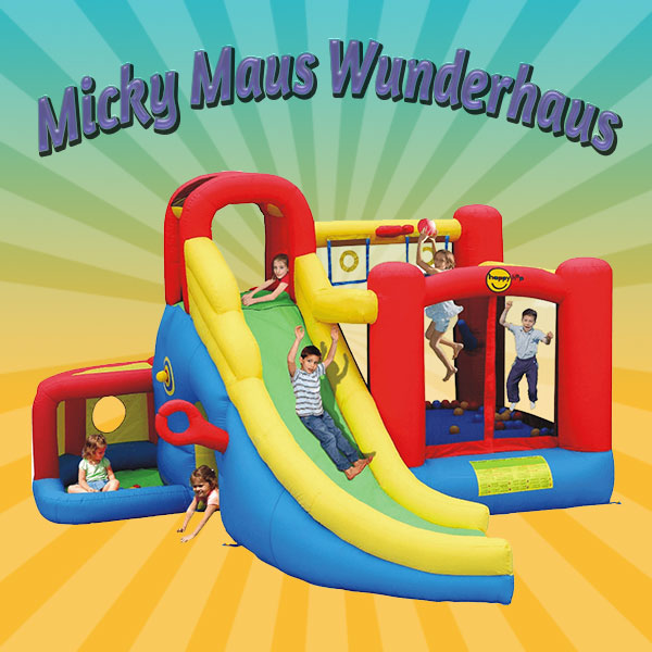Hüpfburg Micky Maus Wunderhaus (Nylon) mieten – Leipzig, ab 79 €/Tag