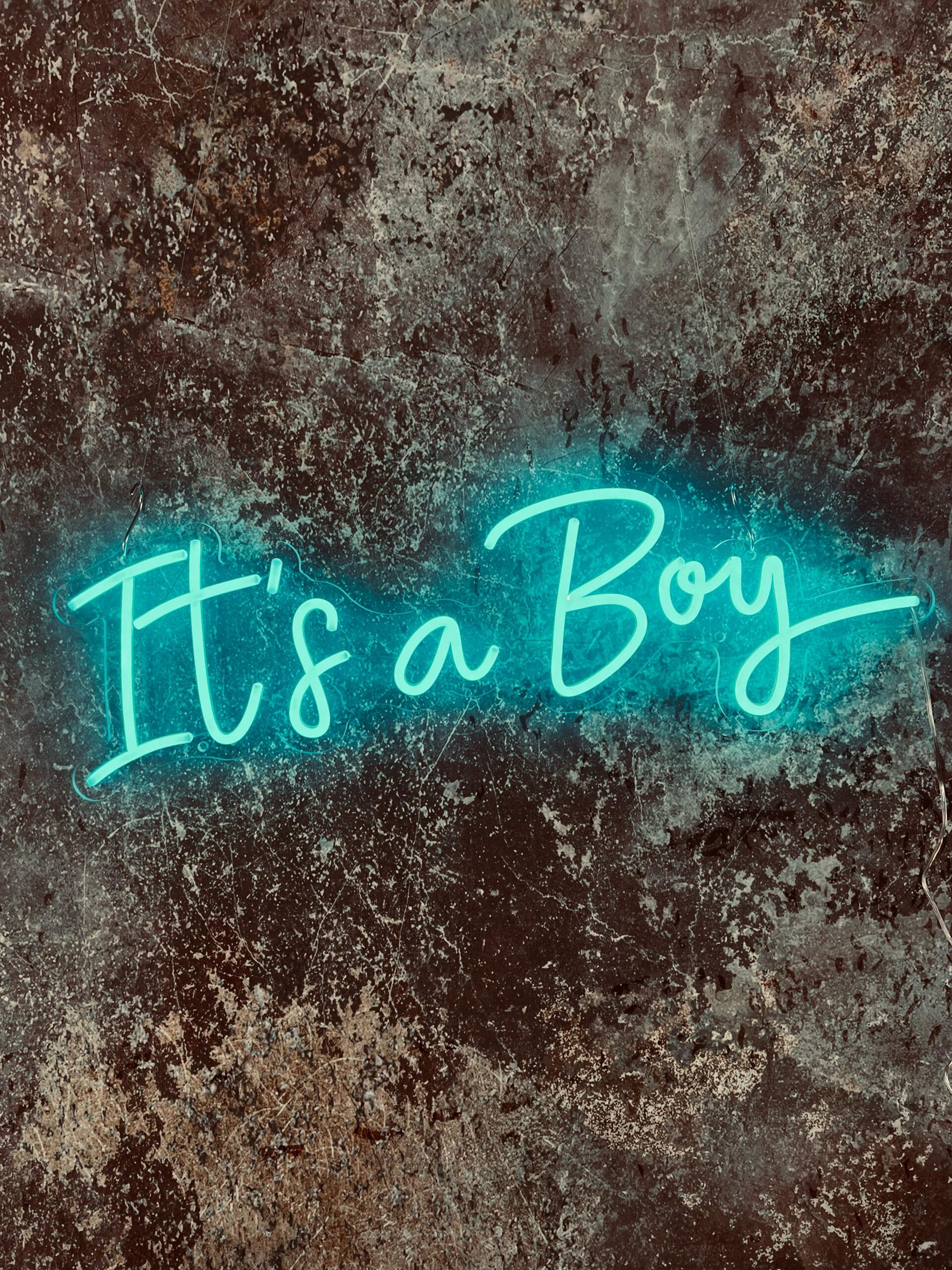 NEON-Leuchtschild „It's a Boy“ 32 x 80 cm mieten – Leipzig, ab 69 € (Fr–Mo) – 4