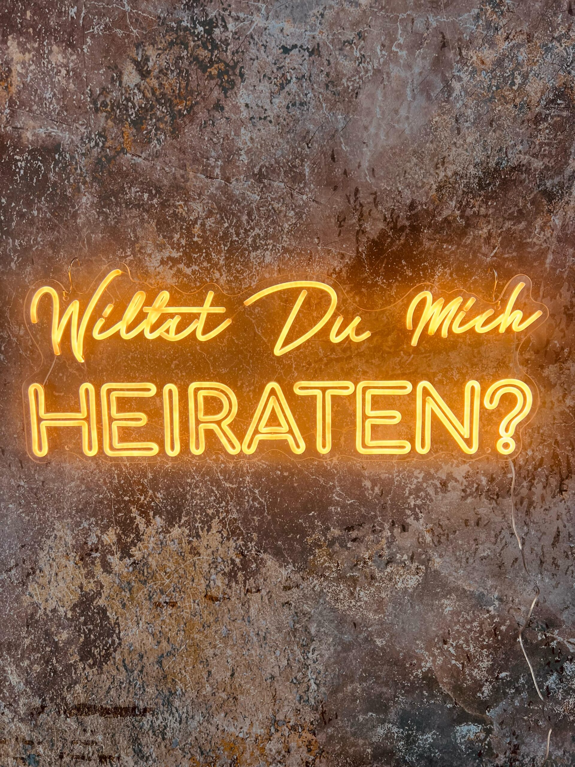 NEON-Leuchtschild „Willst du mich heiraten“ mieten – Leipzig, ab 79 € (Fr–Mo) – 4