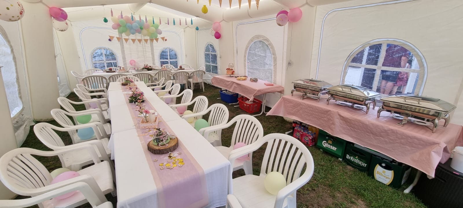 aufblasbares Partyzelt 4,5m x 8,5m mieten – Leipzig, ab 189 €/Tag – 5