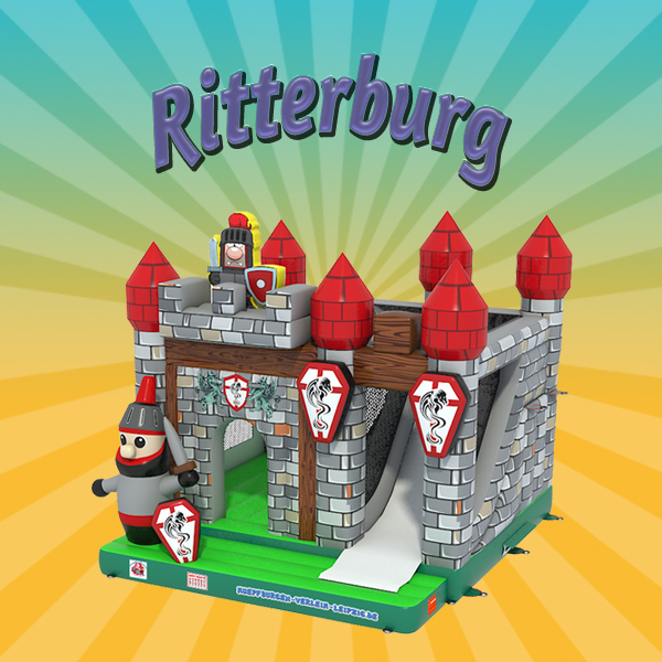 Hüpfburg „Ritterburg“ mieten – Leipzig, ab 189 €/Tag
