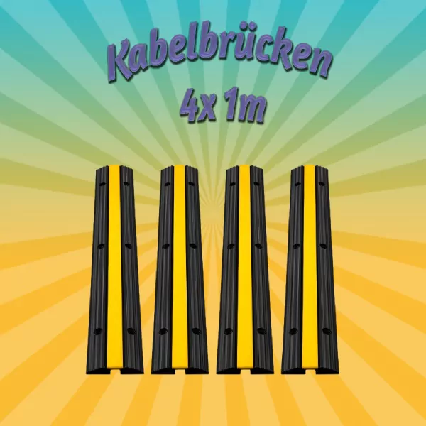 Überfahr-Kabelbrücken 4 x 1 m mieten – Leipzig, 20 € pauschal