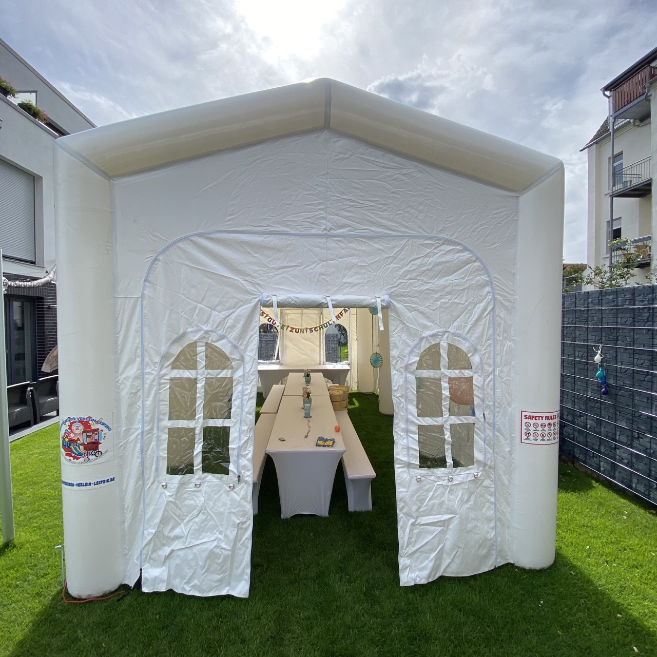 aufblasbares Partyzelt 3,5m x 6,5m mieten – Leipzig, ab 149 €/Tag – 2