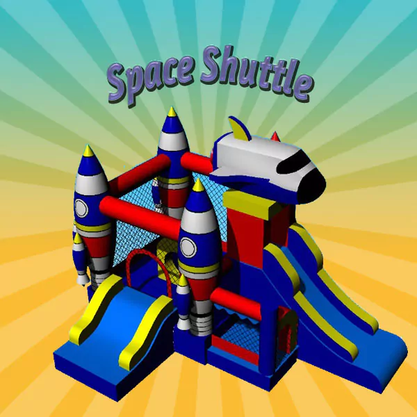 Hüpfburg Space Shuttle mieten – Leipzig, ab 109 €/Tag