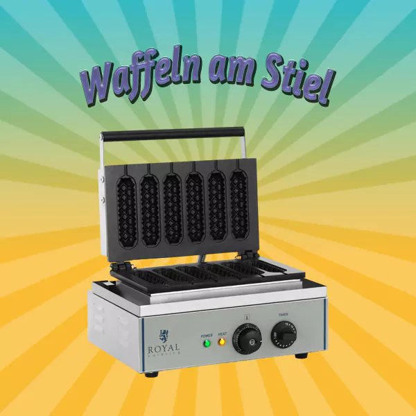 Waffeleisen für Waffeln am Stiel mieten – Leipzig, ab 49 €/Tag