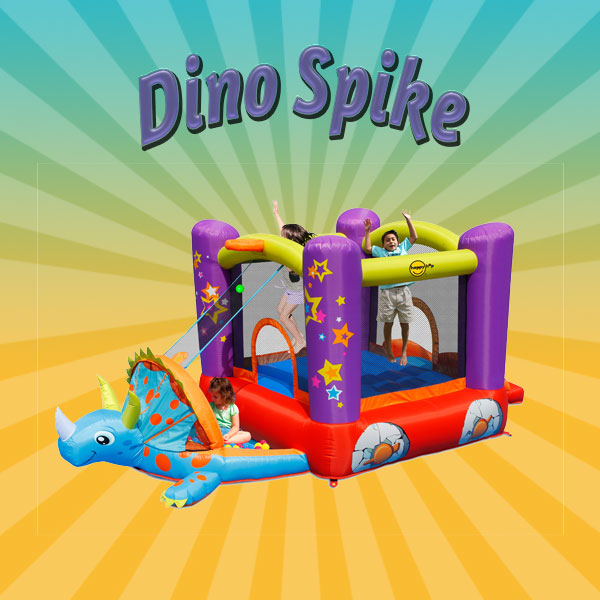 Hüpfburg Dino Spike (Nylon) mieten – Leipzig, ab 59 €/Tag
