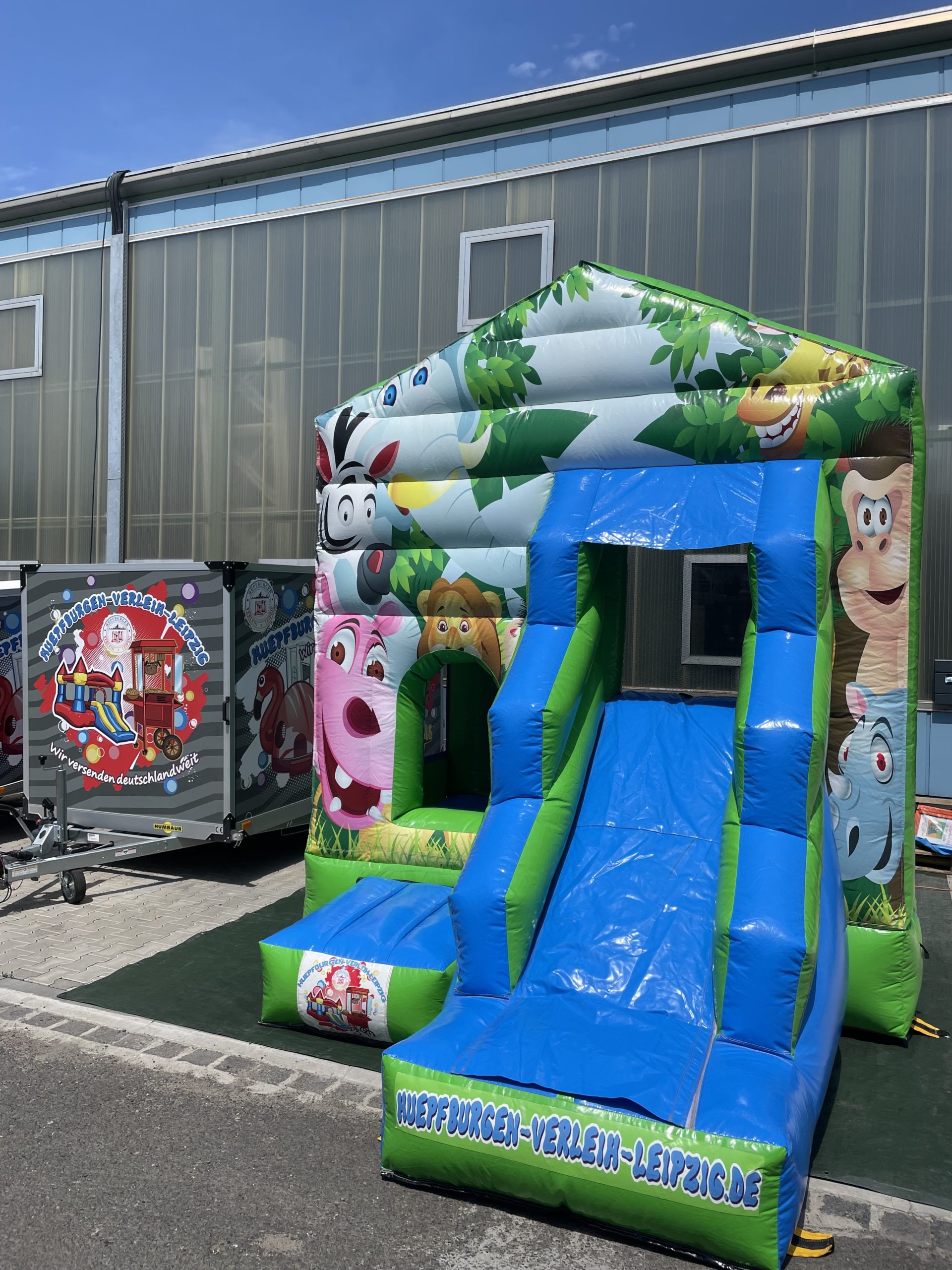 Hüpfburg Dschungelparty mieten – Leipzig, ab 89 €/Tag – 3