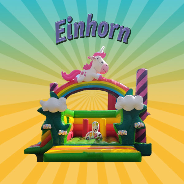 Hüpfburg Einhorn mieten – Leipzig, ab 149 €/Tag