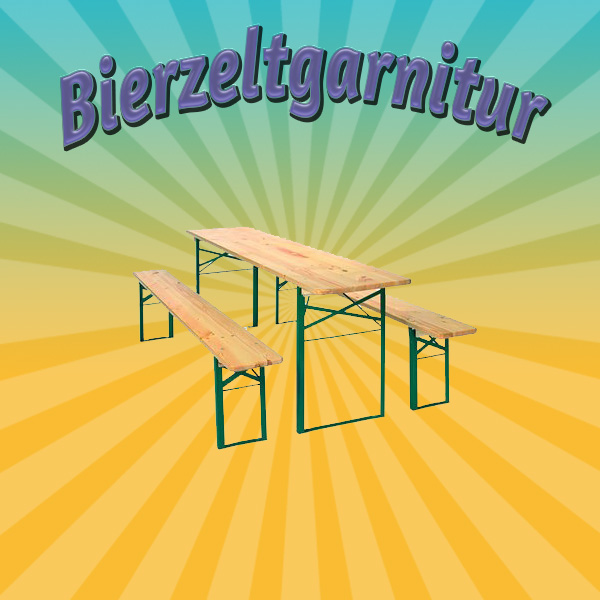 Bierzeltgarnitur 70 cm x 220 cm mieten – Leipzig, ab 12,50 €/Tag
