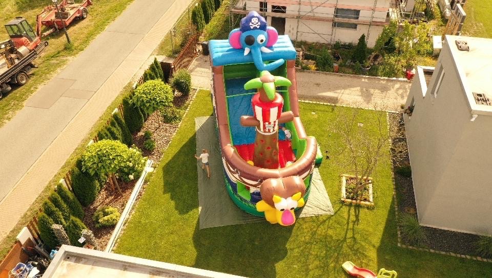 Hüpfburg Piratenschiff mit Klettermast mieten – Leipzig, ab 189 €/Tag – 4