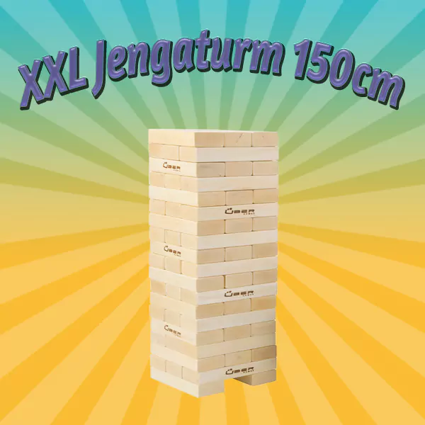 XXL Jengaturm 150 cm mieten – Leipzig, ab 19 €/Tag