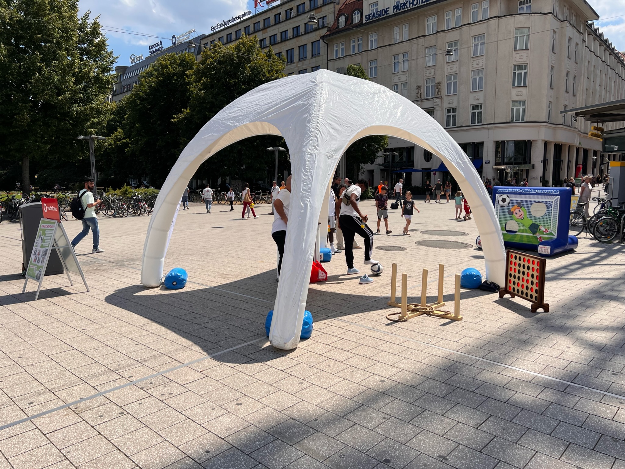 aufblasbarer Pavillon 5x5m mieten – Leipzig, ab 109 €/Tag – 2