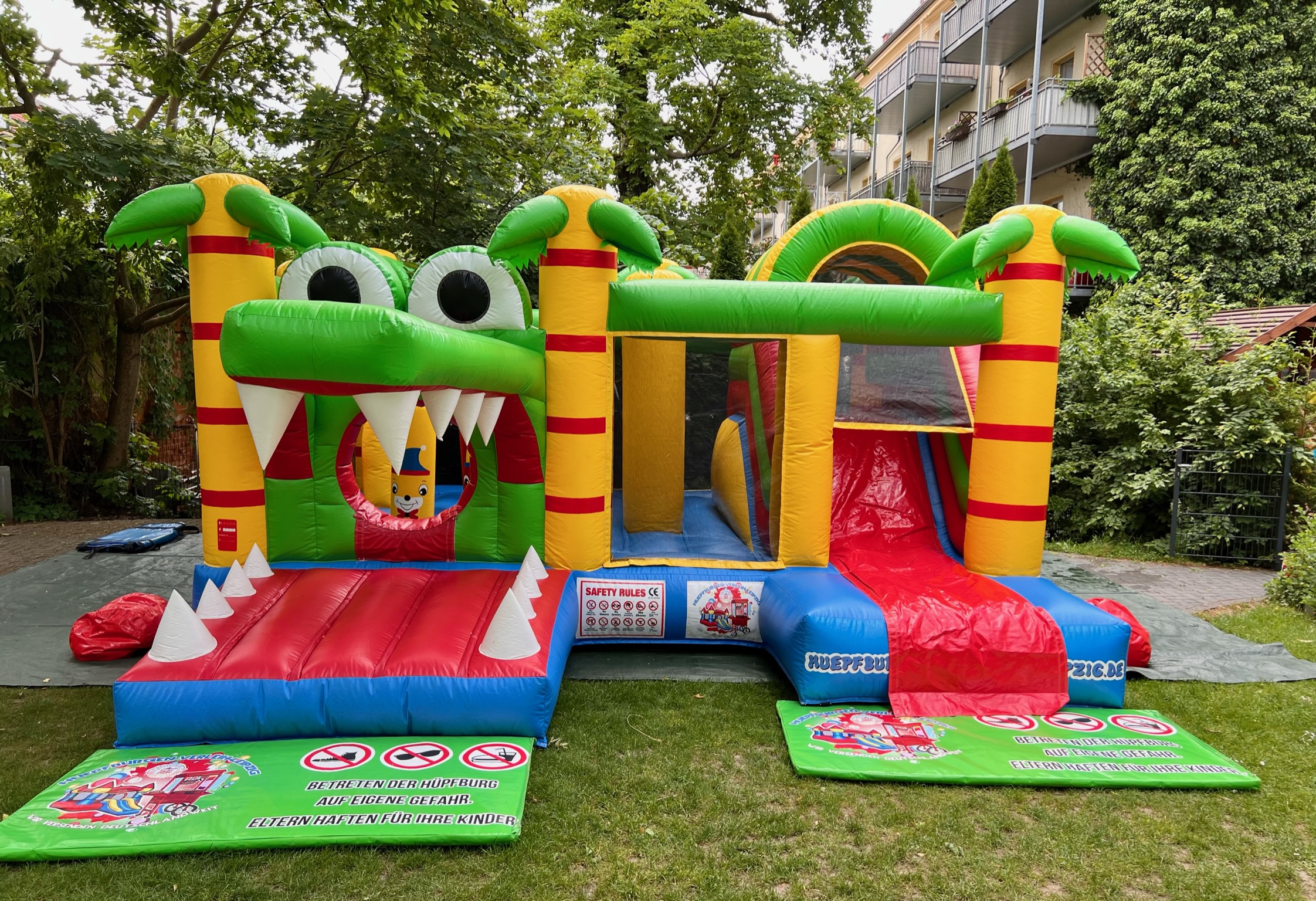 Hüpfburg Krokodil mieten – Leipzig, ab 189 €/Tag – 2