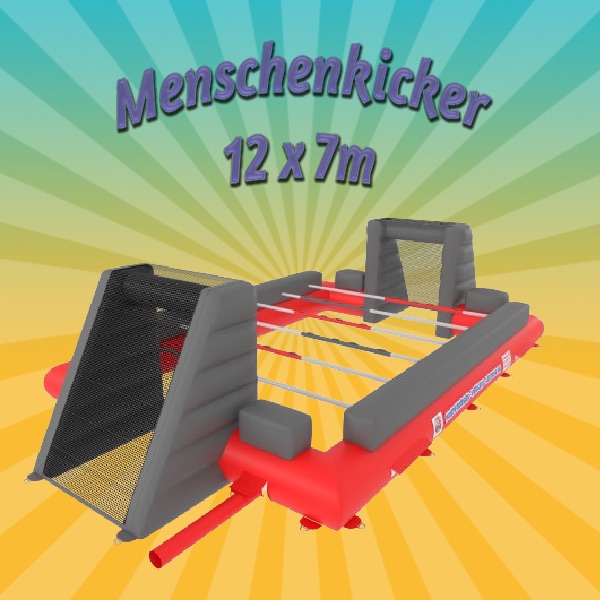 riesiger Menschenkicker 12 x 7m mit Stangen mieten – Leipzig, ab 219 €/Tag