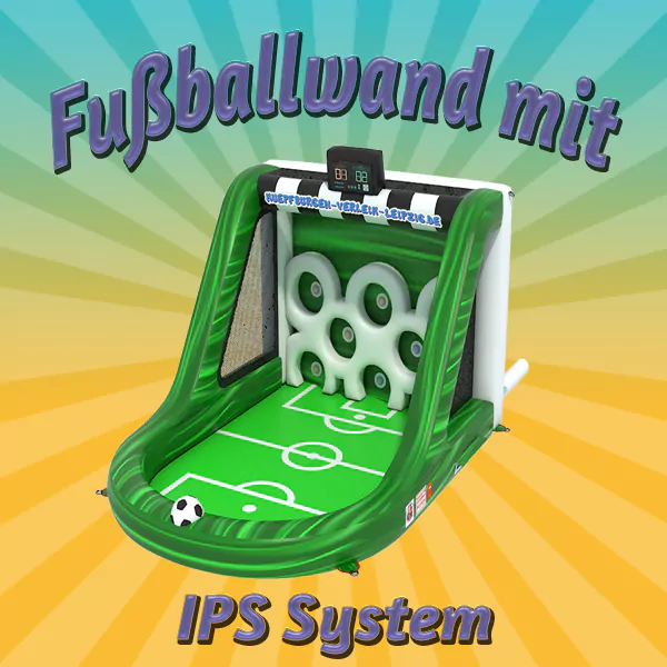 aufblasbare Fussballwand inklusive IPS System mieten – Leipzig, ab 179 €/Tag