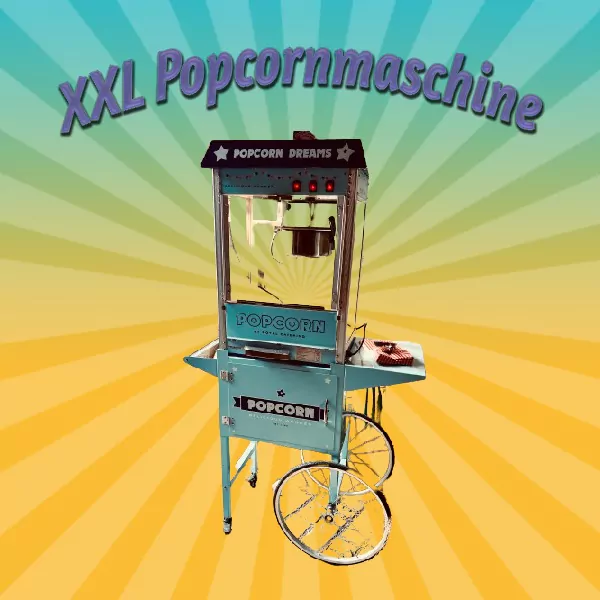 Popcornmaschine XXL – hellblau mieten – Leipzig, ab 49 €/Tag
