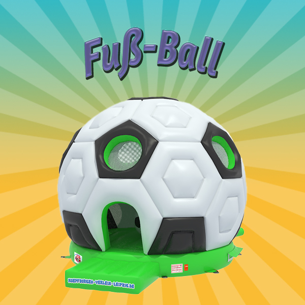 Fuß-Ball Hüpfburg mieten – Leipzig, ab 149 €/Tag