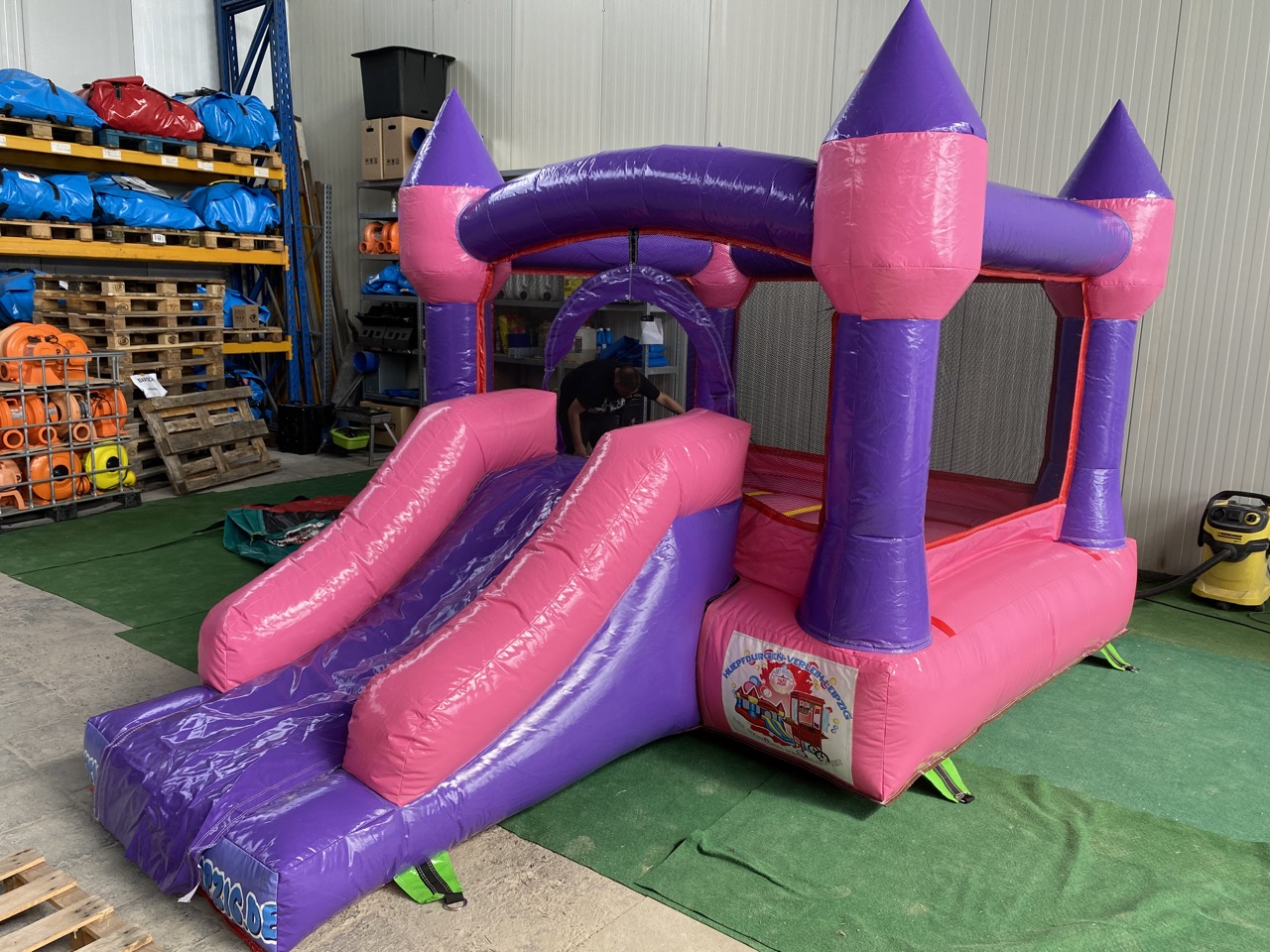 Hüpfburg Prinzessinnenschloss Pink mieten – Leipzig, ab 89 €/Tag – 5