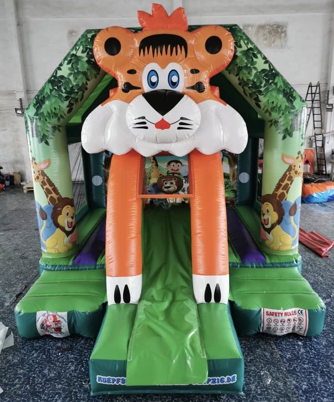 Hüpfburg „Tiger“ (IPS System) mieten – Leipzig, ab 189 €/Tag – 2