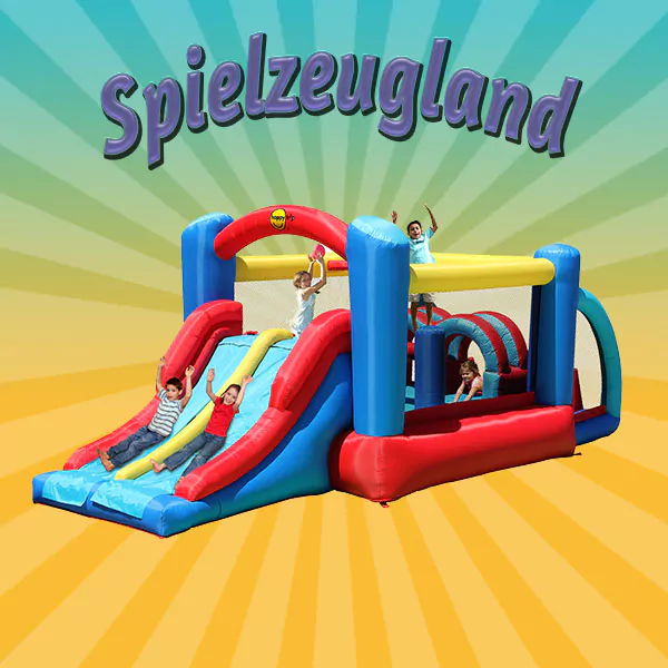 Hüpfburg Spielzeugland (Nylon) mieten – Leipzig, ab 79 €/Tag