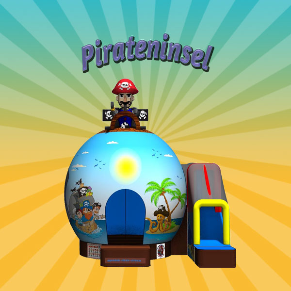 Hüpfburg „Pirateninsel“ mieten – Leipzig, ab 189 €/Tag
