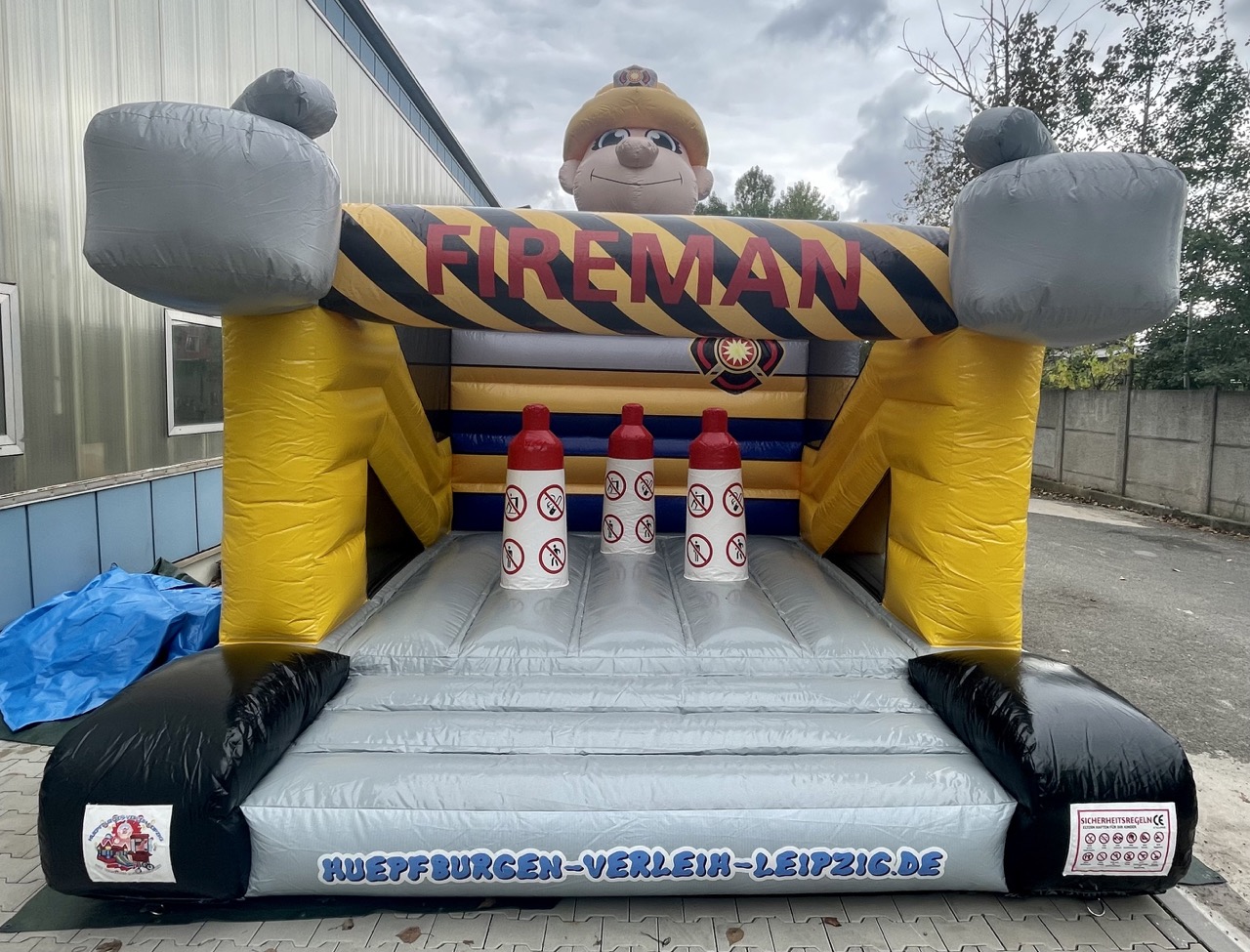 Hüpfburg „Feuerwehrmann“ mieten – Leipzig, ab 149 €/Tag – 2
