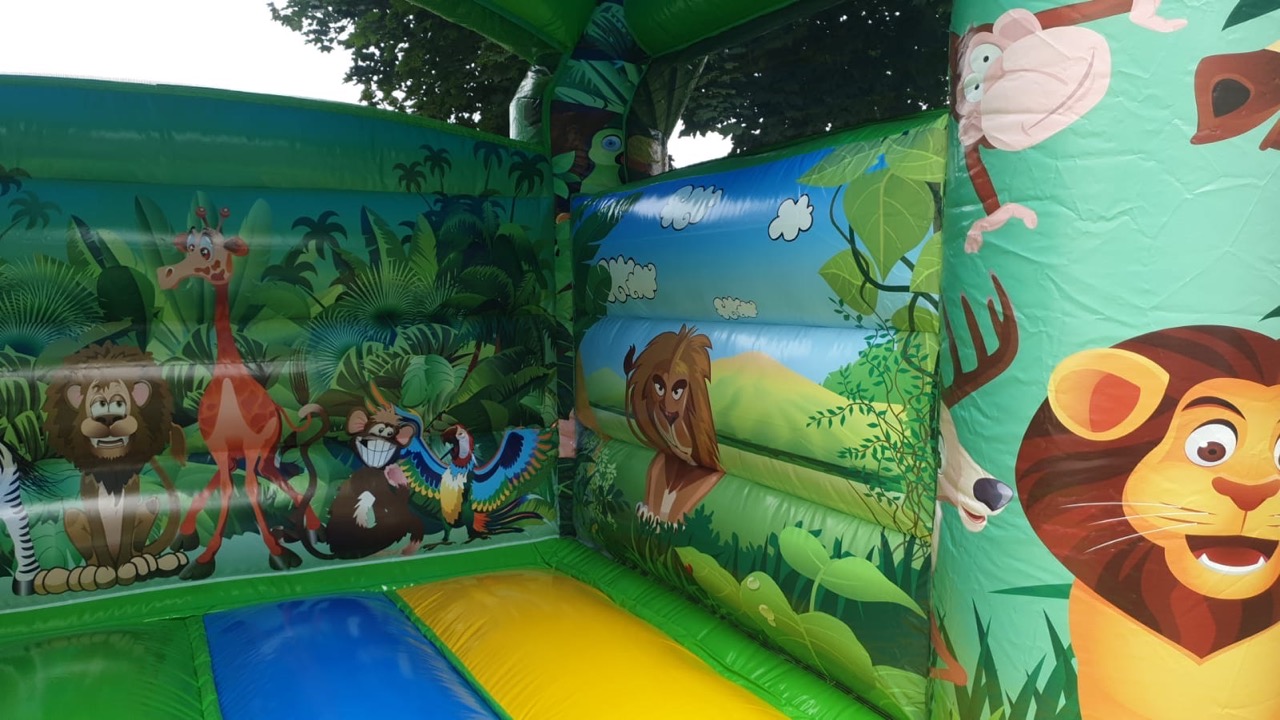 Hüpfburg „Dschungeltiere“ mieten – Leipzig, ab 109 €/Tag – 4