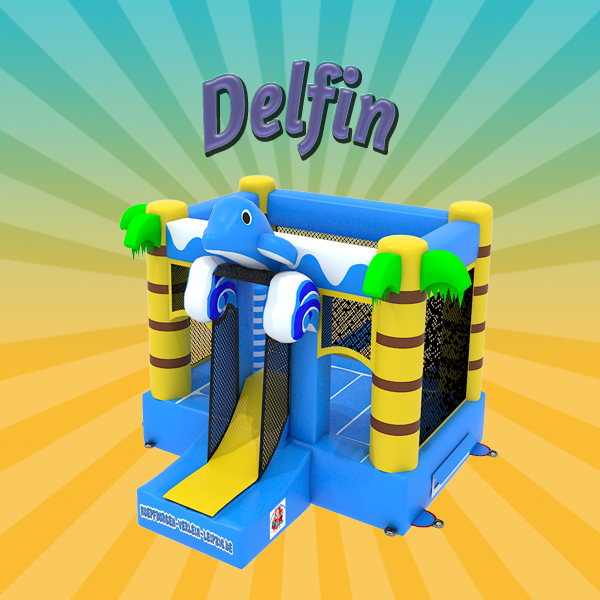 Hüpfburg „Delfin“ (PVC) mieten – Leipzig, ab 99 €/Tag
