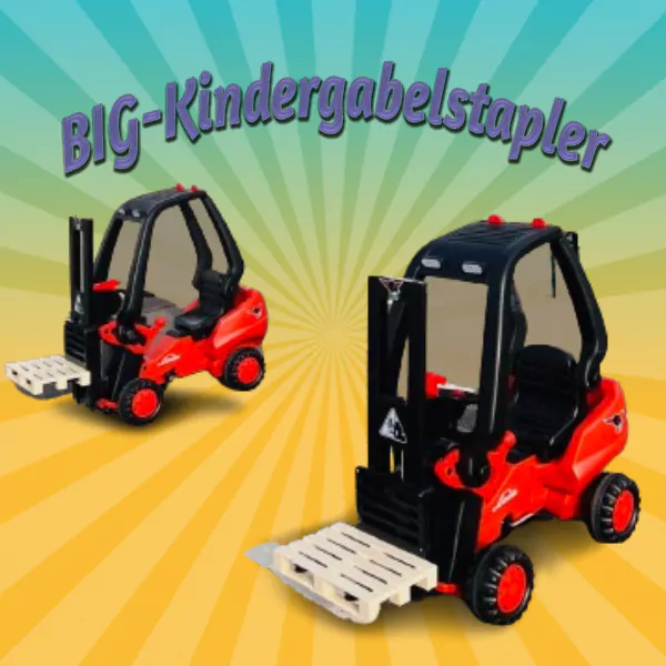 BIG-Kindergabelstapler 2er-Set mieten – Leipzig, ab 49 €/Tag