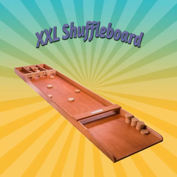 XXL Shuffleboard 200 cm mieten – Leipzig, ab 19 €/Tag