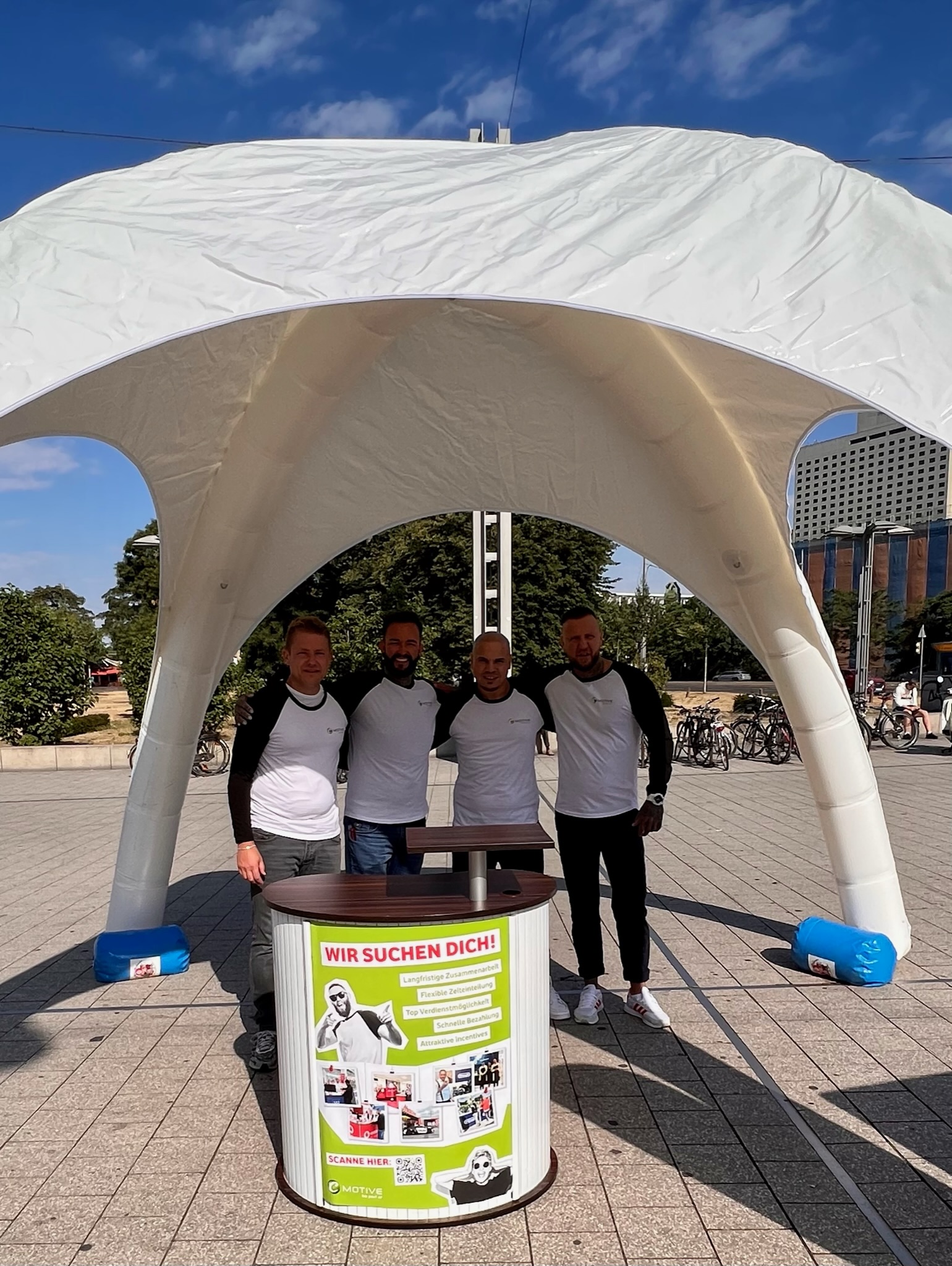 aufblasbarer Pavillon 6x6m mieten – Leipzig, ab 129 €/Tag – 4