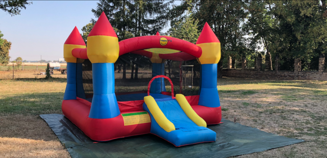 Hüpfburg Prinzessinnenschloss Blau (Nylon) mieten – Leipzig, ab 59 €/Tag – 3