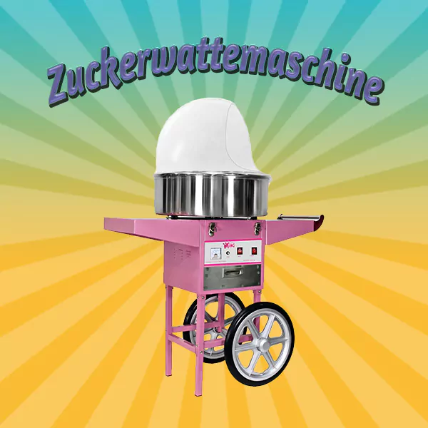 Zuckerwattenmaschine mieten – Leipzig, ab 49 €/Tag