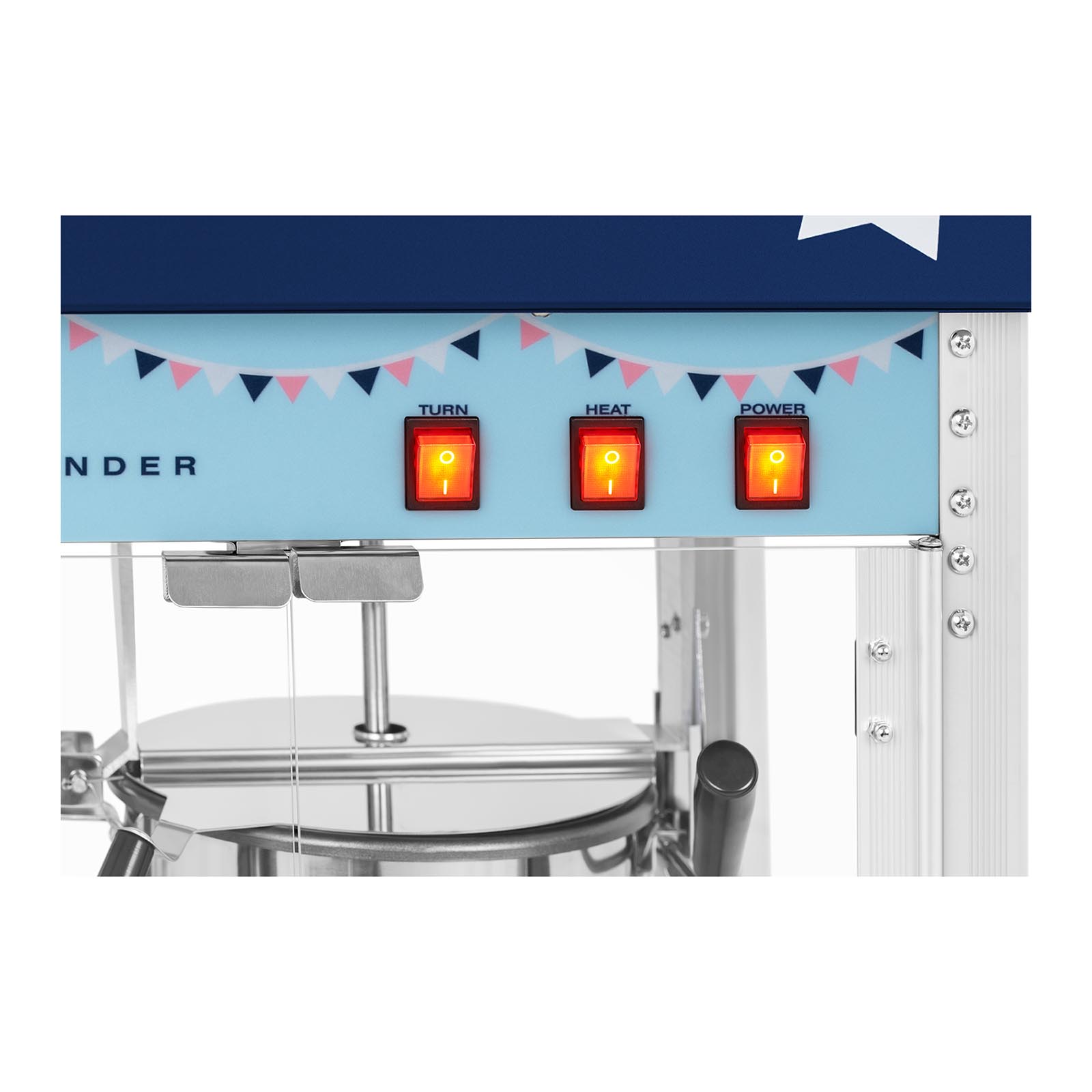 Popcornmaschine XXL – hellblau mieten – Leipzig, ab 49 €/Tag – 4