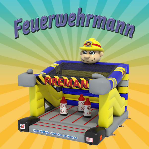 Hüpfburg „Feuerwehrmann“ mieten – Leipzig, ab 149 €/Tag