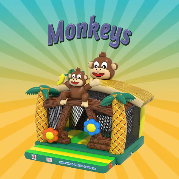 Hüpfburg „Monkeys“ mieten – Leipzig, ab 149 €/Tag