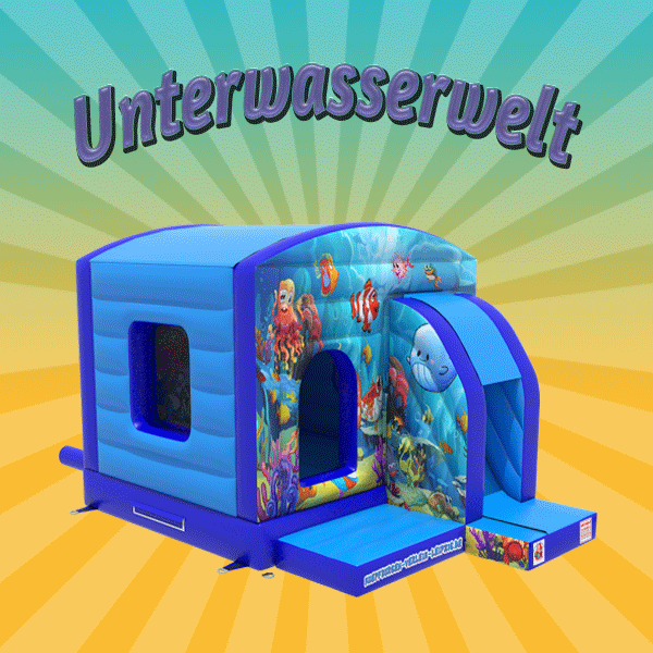 Hüpfburg „Unterwasserwelt“ mieten – Leipzig, ab 149 €/Tag