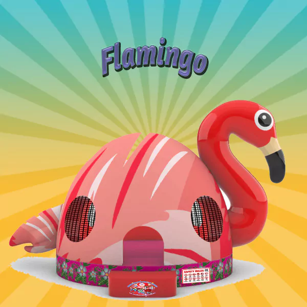 Hüpfburg Flamingo mieten – Leipzig, ab 149 €/Tag