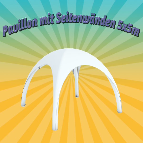 aufblasbarer Pavillon 5x5m mieten – Leipzig, ab 109 €/Tag