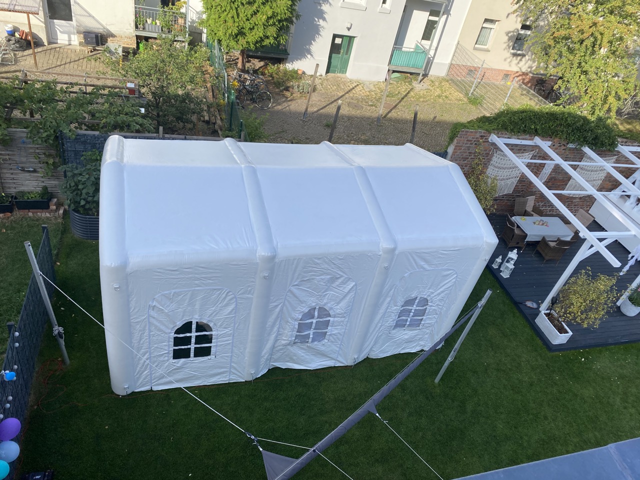 aufblasbares Partyzelt 3,5m x 6,5m mieten – Leipzig, ab 149 €/Tag – 5