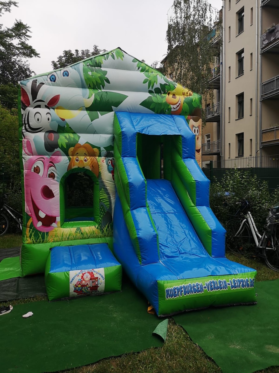 Hüpfburg Dschungelparty mieten – Leipzig, ab 89 €/Tag – 4