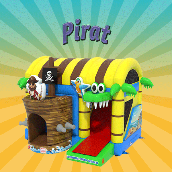 Multiplay Hüpfburg „Pirat“ mieten – Leipzig, ab 149 €/Tag