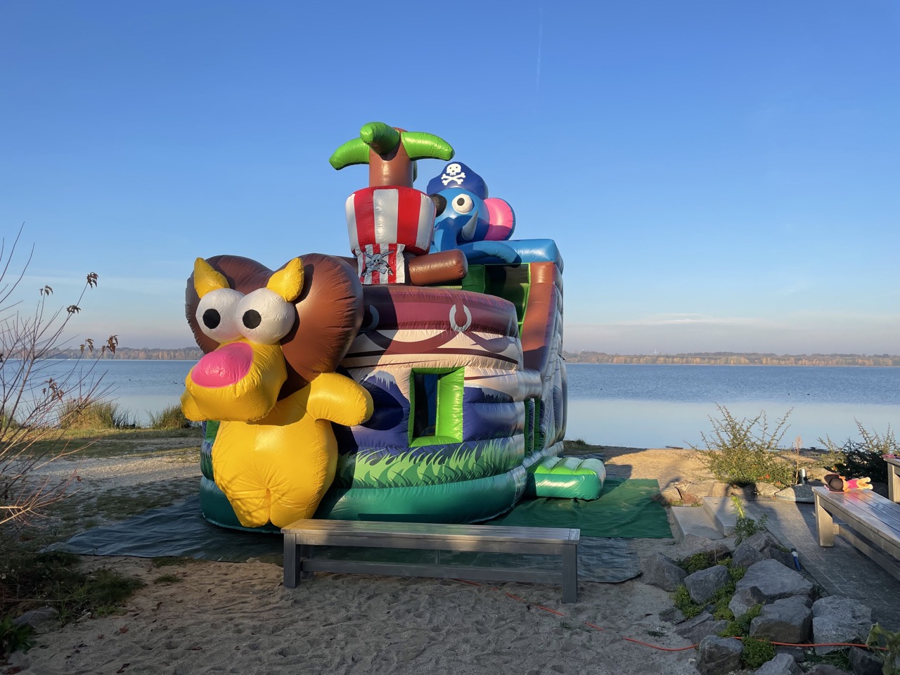 Hüpfburg Piratenschiff mit Klettermast mieten – Leipzig, ab 189 €/Tag – 5