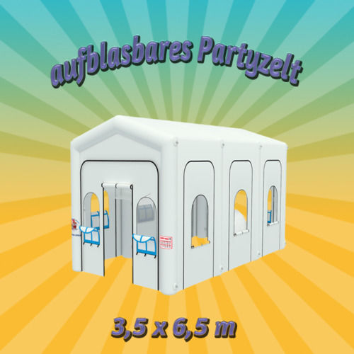 aufblasbares Partyzelt 3,5m x 6,5m mieten – Leipzig, ab 149 €/Tag