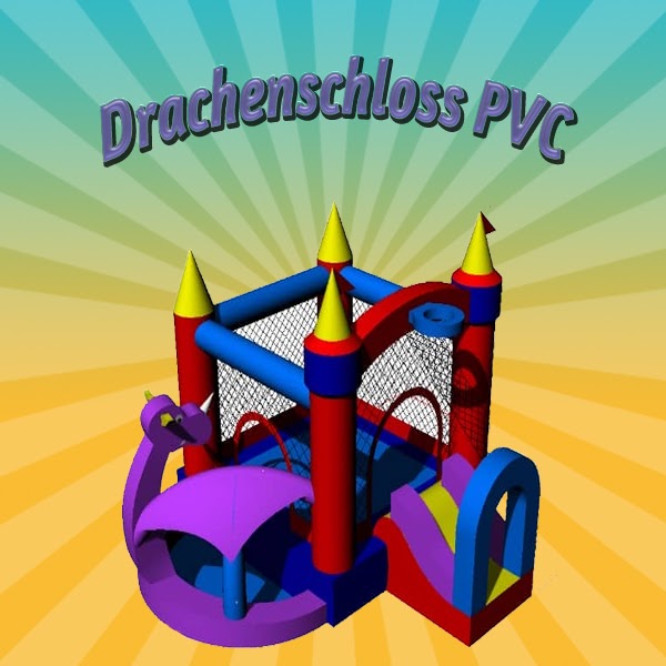 Hüpfburg Drachenschloss mieten – Leipzig, ab 99 €/Tag