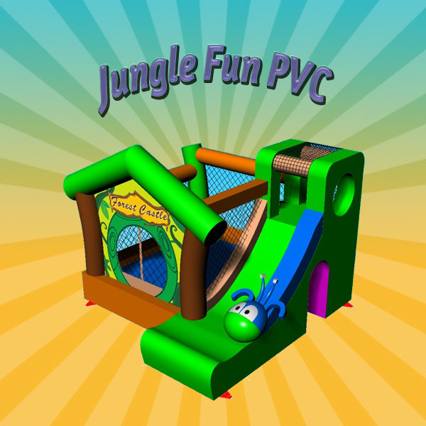 Hüpfburg Jungle Fun mieten – Leipzig, ab 109 €/Tag