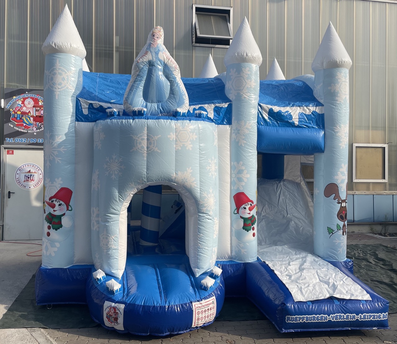 Multiplay Hüpfburg „Eispalast“ mieten – Leipzig, ab 149 €/Tag – 2