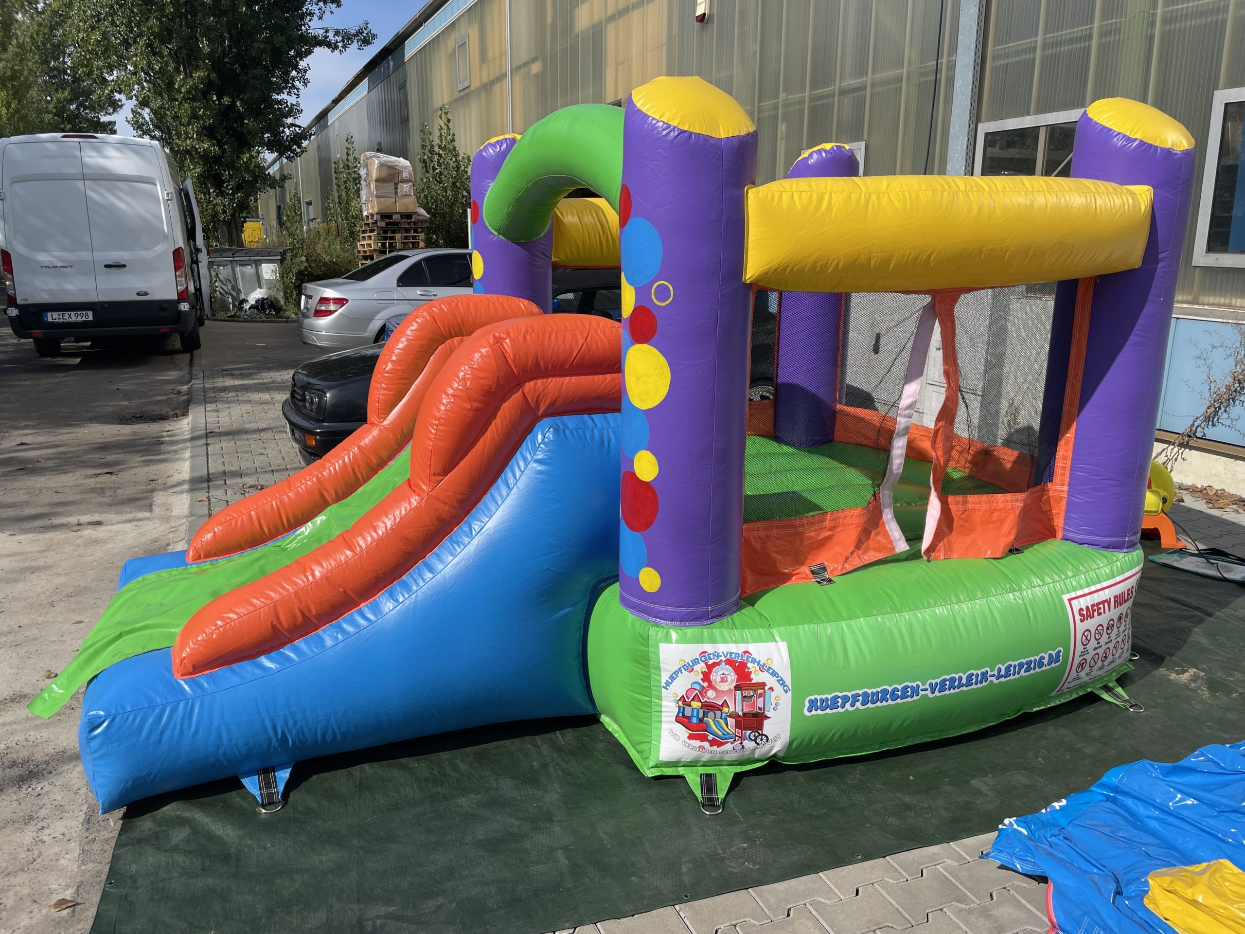 Hüpfburg Combo mieten – Leipzig, ab 89 €/Tag – 4